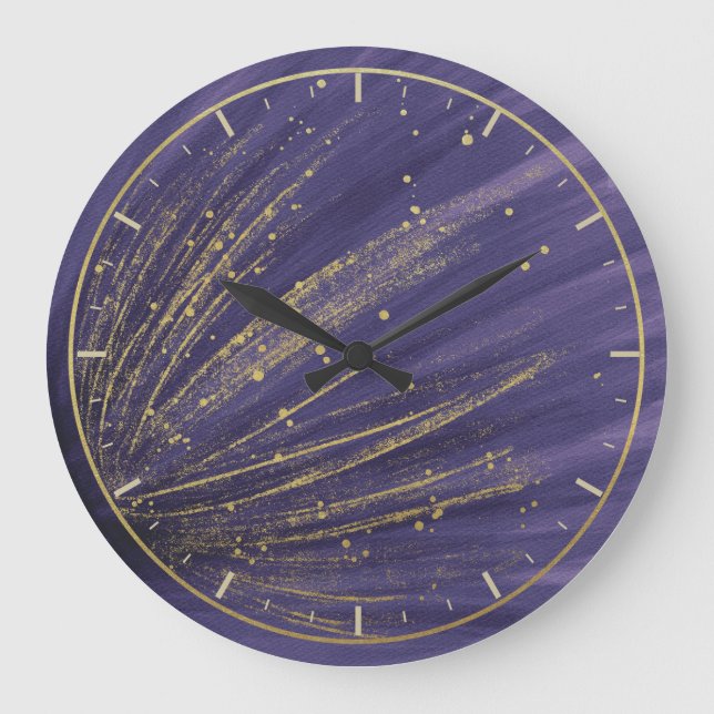 The Purple Hour 10.75" Large Clock (Front)