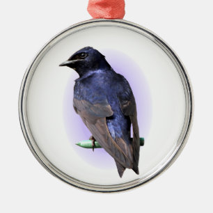 The Purple Martin Metal Tree Decoration