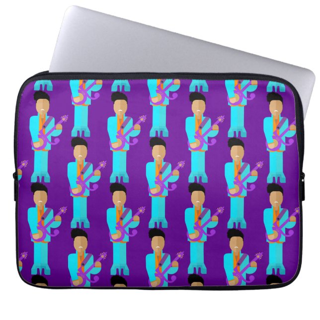 The Purple Pixie – Patterned Laptop Sleeve (Front)