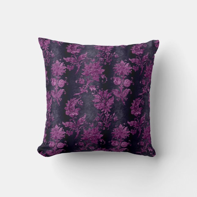 The Purple Velvet  Series Design 1  Cushion (Front)