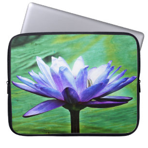 The Purple Water Lily Laptop Sleeve