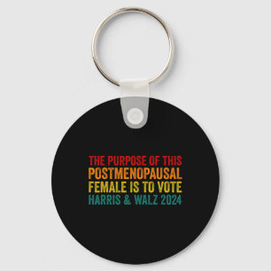 The Purpose Of This Post Menopausal Female Harris  Key Ring
