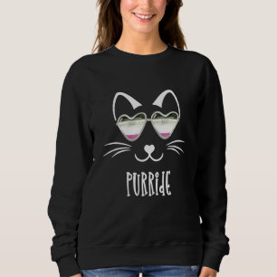 The Purride Asexuality Asexual Demi Aro Ace Pride  Sweatshirt