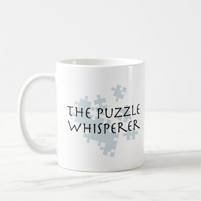 The Puzzle Whisperer Coffee Mug (Left)
