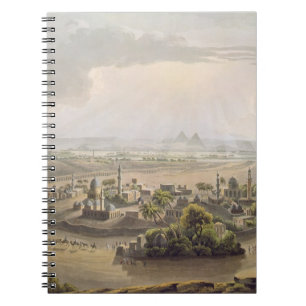 The Pyramids at Cairo, engraved by Daniel Havell ( Notebook