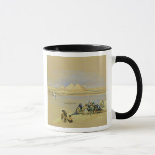 The Pyramids at Giza, near Cairo (w/c) Mug