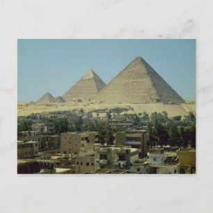 The Pyramids of Giza, c.2589-30 BC, Old Kingdom Postcard