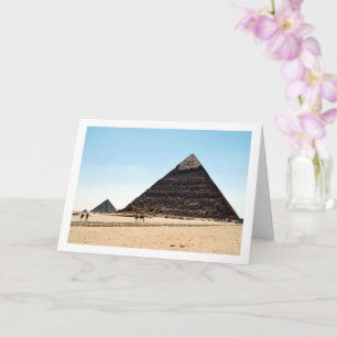 The Pyramids Of Giza, Cairo, Egypt Card
