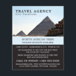 The Pyramids Of Giza, Cairo, Travel Agency Advert Flyer<br><div class="desc">The Pyramids Of Giza,  Cairo,  Travel Agency Advertising Flyers By The Business Card Store.</div>