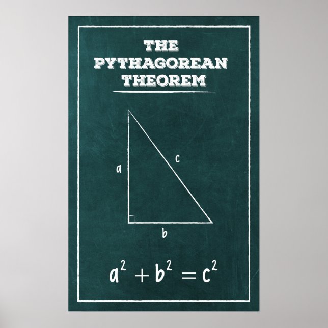 The Pythagorean Theorem Poster (Front)