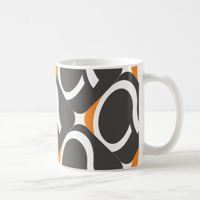 The Q Mug - Orange (Right)