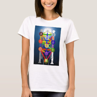 The Qabalistic Tree of Life Structure Diagram T-Shirt