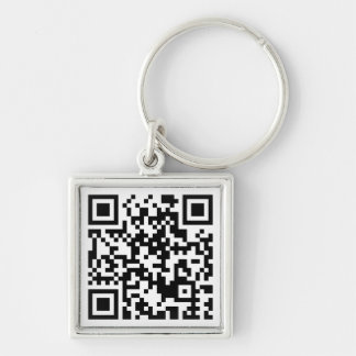 The QR Code Modern Business Card Key Ring