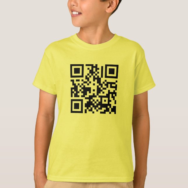 The QR Cube | Kids T-shirt (Front)