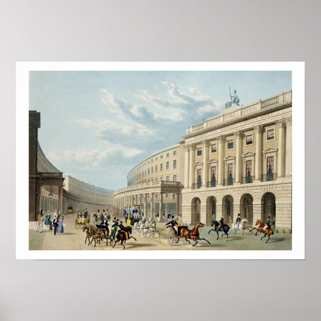 The Quadrant, Regent Street, from Piccadilly Circu Poster (Front)