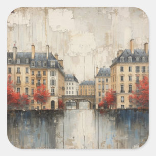 The Quarters Design 01  Square Sticker