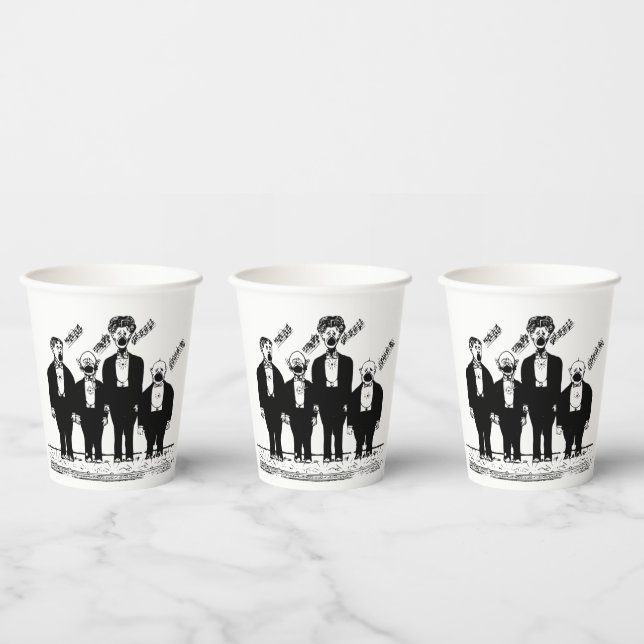 The Quartet, singing Paper Cups (Multi)