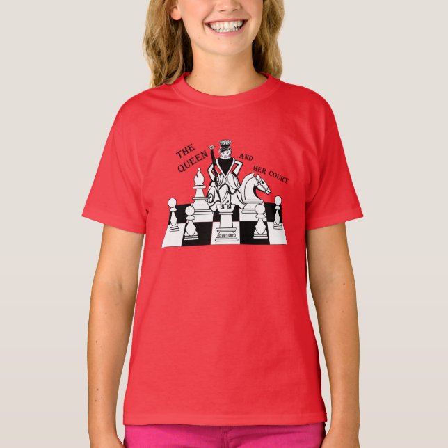 The Queen and Her Court, Girls Youth t-Shirt, T-Shirt (Front)