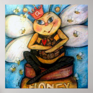 The Queen B of The Hive Poster