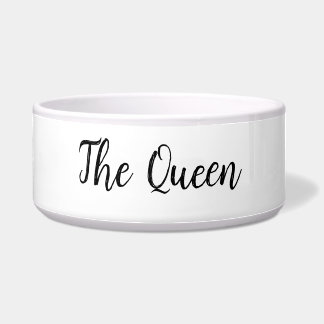 The Queen Ceramic Pet Bowl