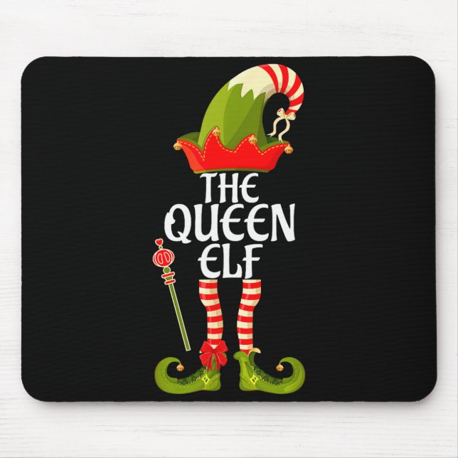 The Queen Elf Family Matching Christmas 2023  Mouse Pad (Front)