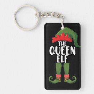 The Queen Elf Matching Family Christmas Women Key Ring
