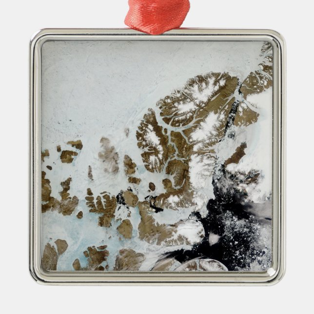 The Queen Elizabeth Islands 2 Metal Ornament (Front)