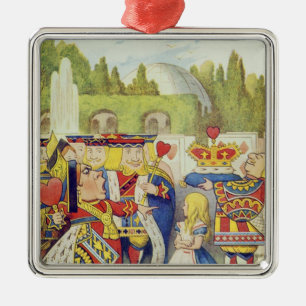 The Queen has come! And isn't she angry.' Metal Ornament