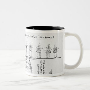 The Queen in her Litter Two-Tone Coffee Mug