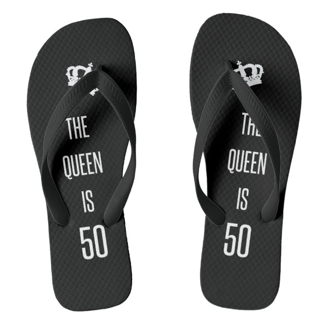 The Queen Is 50 Thongs (Footbed)