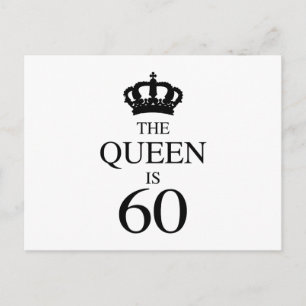 The Queen Is 60 Postcard