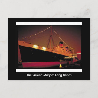 The Queen Mary at Long Beach Postcard