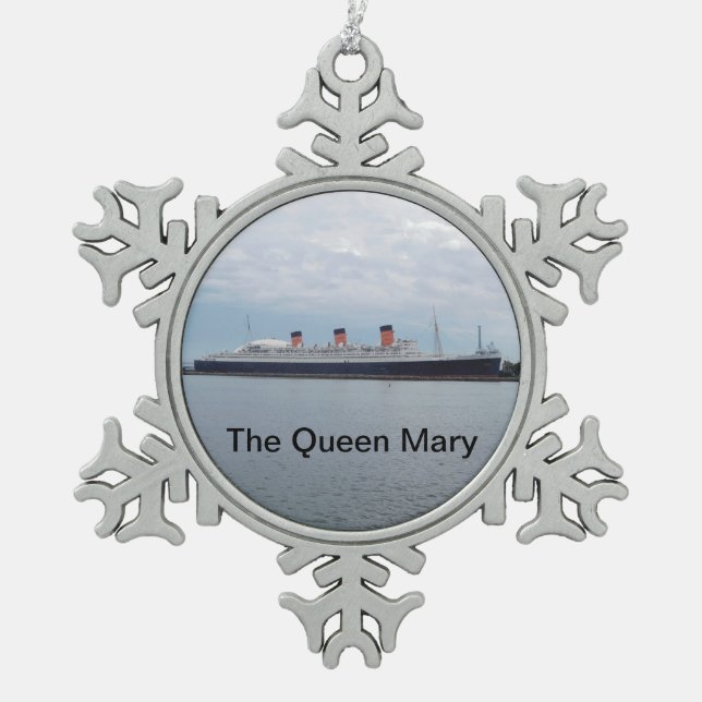The Queen Mary Cruise Ship Ornament (Front)