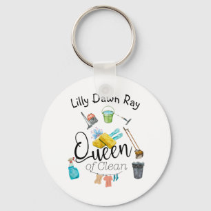 The Queen Of Clean Key Ring