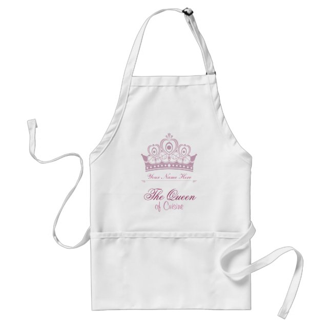 The Queen of Cuisine Standard Apron (Front)