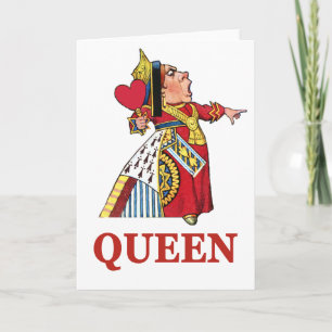 THE QUEEN OF HEARTS CARD