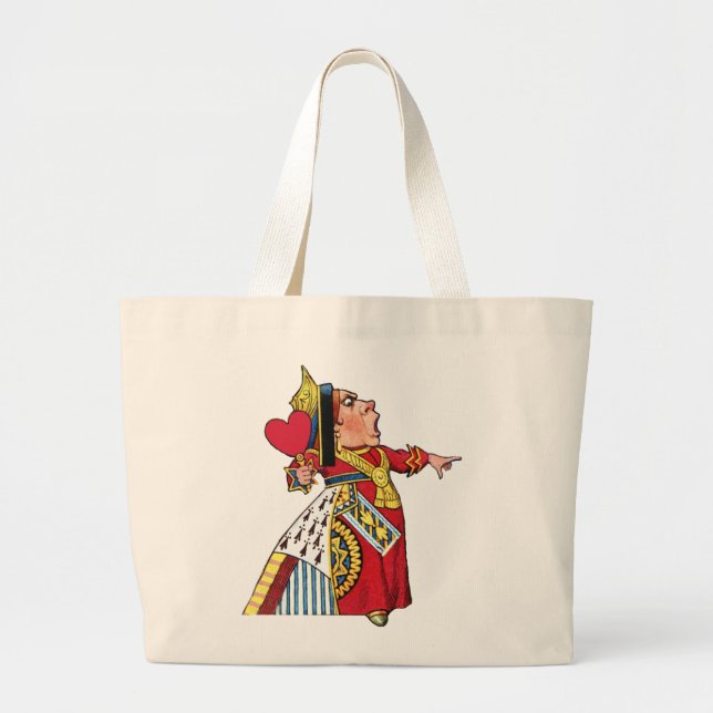 THE QUEEN OF HEARTS LARGE TOTE BAG (Front)