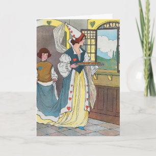 The Queen of Hearts Made Some Tarts, Nursery Rhyme Card