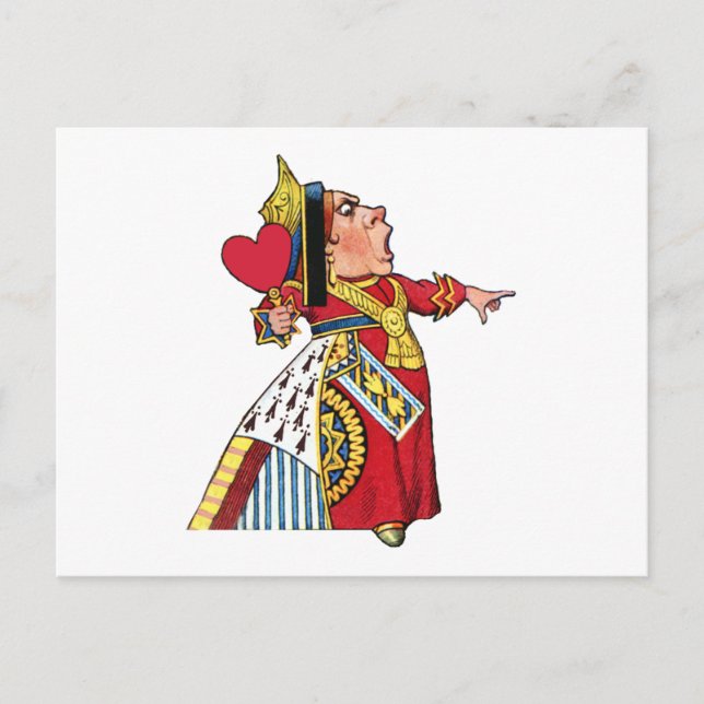 THE QUEEN OF HEARTS POSTCARD (Front)