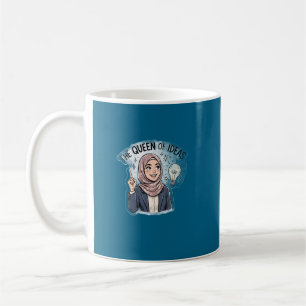 The queen of ideas coffee mug
