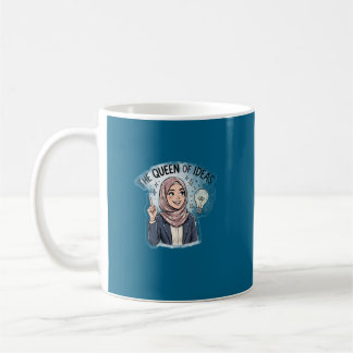 The queen of ideas coffee mug