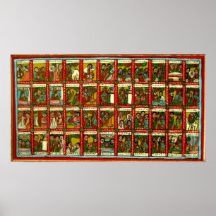 The Queen of Sheba and King Solomon Poster