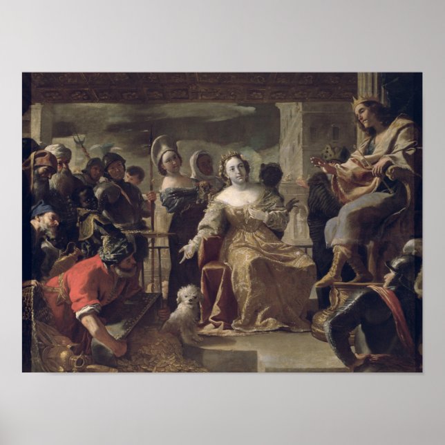 The Queen of Sheba before Solomon Poster (Front)