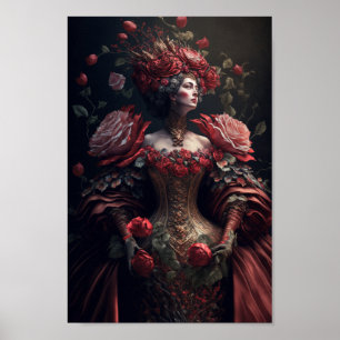 The Queen of the Roses Poster