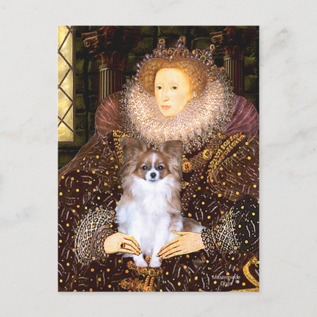 The Queen - Papillon 6 Postcard (Front)