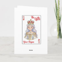 The Queen Playing Card Romantic Gift