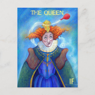 The Queen postcard by Mike Winterbauer
