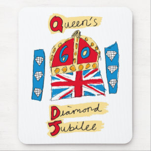 The Queen's Diamond Jubilee Emblem Mouse Pad