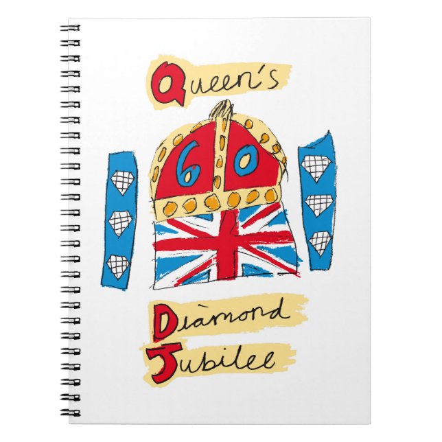 The Queen's Diamond Jubilee Emblem Notebook (Front)