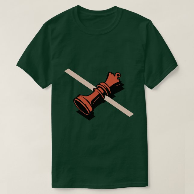 The Queen's Gambit Chess T-Shirt (Design Front)